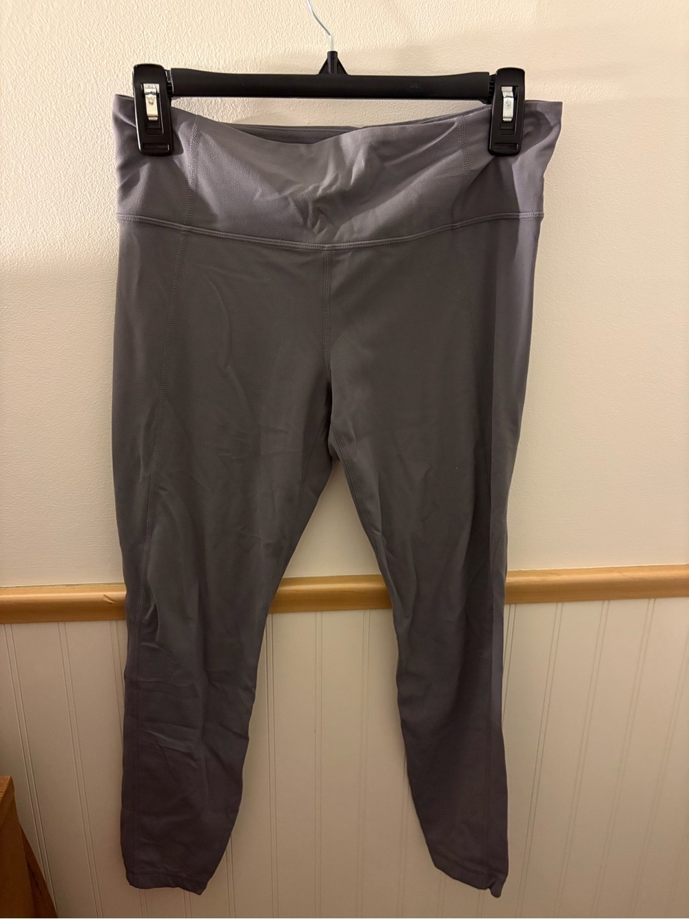 Athleta Gray Wide Waistband Leggings Women’s Medium